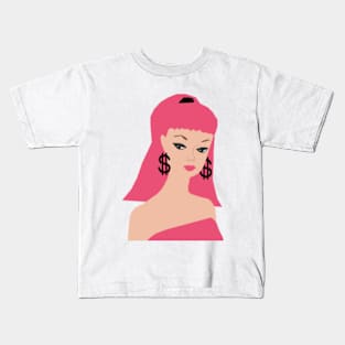 Money On Her Mind Kids T-Shirt